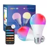 LEPRO B2-2 E27 Wi-Fi LED lemputė, 1100 lm, 2 vnt. pakuotė