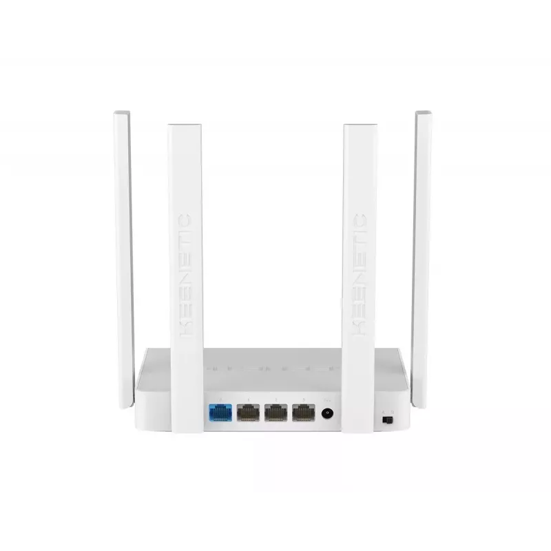 Keenetic Speedster (KN-3013) AC1200 Mesh Wi-Fi 5 Gigabit maršrutizatorius/plėstuvas su 4 prievadų Gigabit išmaniuoju jungikliu