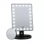RIO MMSP-EU/2,4 24 LED Touch Dimmable Makeup Mirror, Black