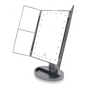 RIO MMFD-EU/1,6 24 LED Touch Dimmable Makeup Mirror, Black