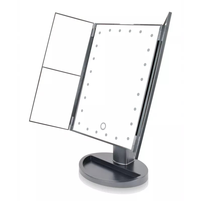 RIO MMFD-EU/1,6 24 LED Touch Dimmable Makeup Mirror, Black