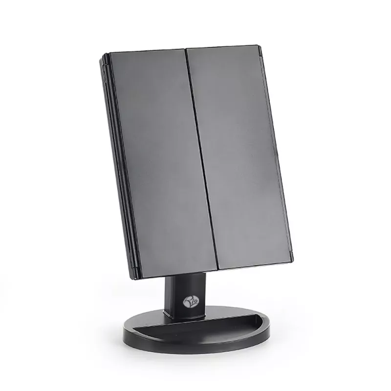 RIO MMFD-EU/1,6 24 LED Touch Dimmable Makeup Mirror, Black