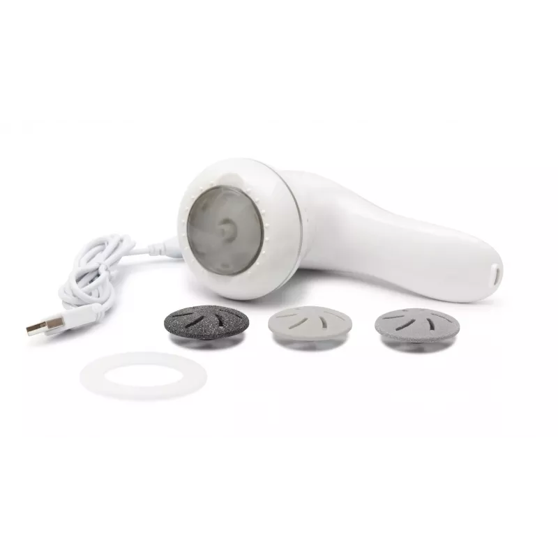 RIO PEDI3-EU/1.6 60 Second Spa Pedi Electric Foot File, White