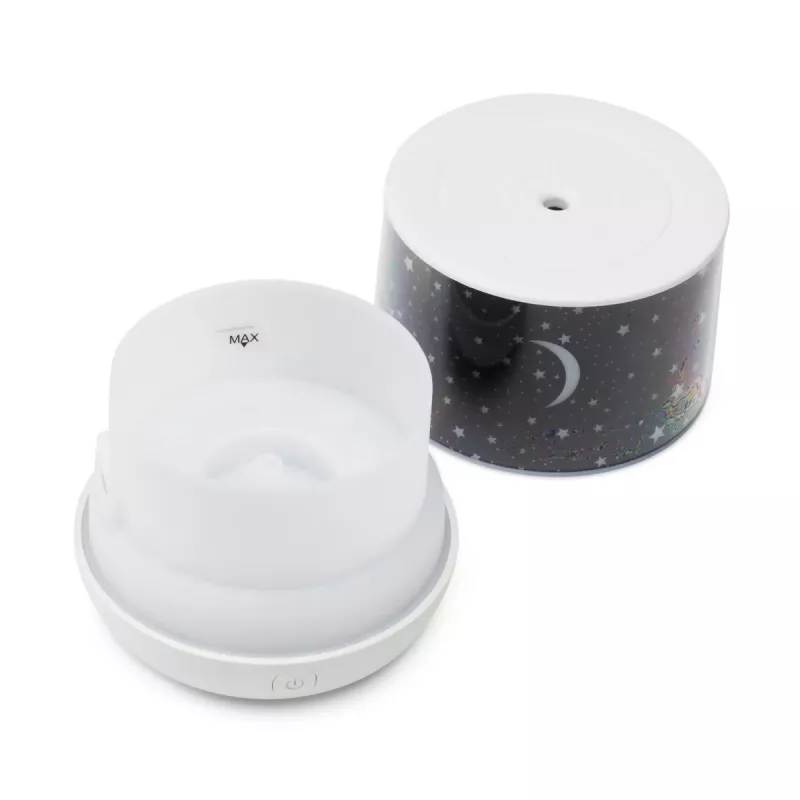 RIO DHNT-EU/1.4 Dream Time Ultragarsinis Aromadifuzorius, Drėkintuvas ir Naktinė Šviesa, 120 ml, 7 spalvų LED