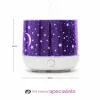 RIO DHNT-EU/1.4 Dream Time Ultragarsinis Aromadifuzorius, Drėkintuvas ir Naktinė Šviesa, 120 ml, 7 spalvų LED