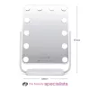 RIO MMHD-EU/1,3 Hollywood Glamour Dressing Table Mirror su LED apšvietimu