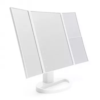 Rio MMFD-WH-EU/1,3 24 LED Touch Dimmable Makeup Mirror, White