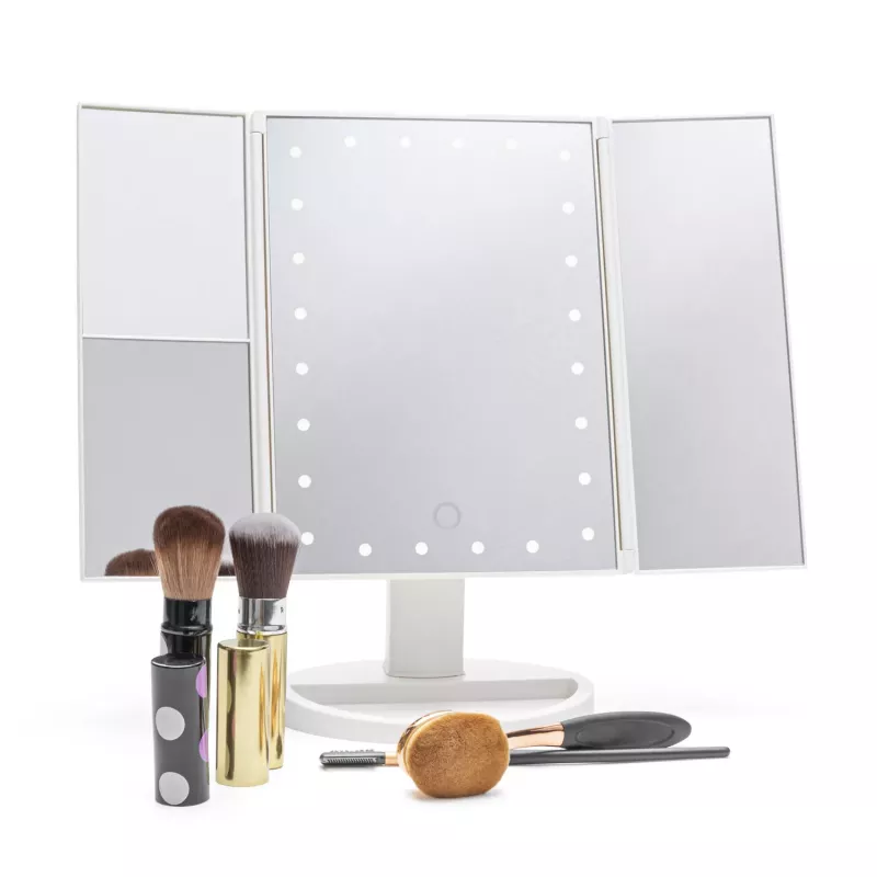 Rio MMFD-WH-EU/1,3 24 LED Touch Dimmable Makeup Mirror, White