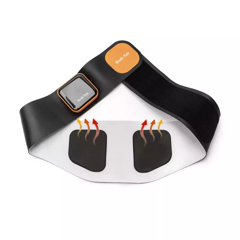 Bodi-Tek BT-ABSH-TOP-EU/1.2 Ab & Back Muscle Strengthener With Heat, Black/Orange