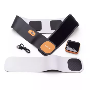 Bodi-Tek BT-ABSH-TOP-EU/1.2 Ab & Back Muscle Strengthener With Heat, Black/Orange