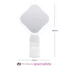 RIO MMIF-EU/1.1 Dressing Table Makeup Mirror su 5x padidinimu ir LED apšvietimu, poliruotas chromas