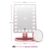 Rio MMSP-RG-EU/1,2 24 LED Touch Dimmable Makeup Mirror, Rose Gold
