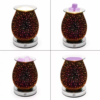 RIO LAAL-EU/1,0 ALURA Ultragarsinis Aromatinės Aliejaus Difuzorius, 100ml, 7 Spalvų LED, Iki 30 m²