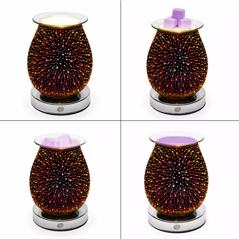 RIO LAAL-EU/1,0 ALURA Ultragarsinis Aromatinės Aliejaus Difuzorius, 100ml, 7 Spalvų LED, Iki 30 m²