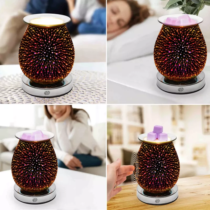 RIO LAAL-EU/1,0 ALURA Ultragarsinis Aromatinės Aliejaus Difuzorius, 100ml, 7 Spalvų LED, Iki 30 m²