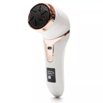 RIO PEDI5-EU/1.1 Go Smooth elektrinė pėdų dildė su siurbimo funkcija, balta