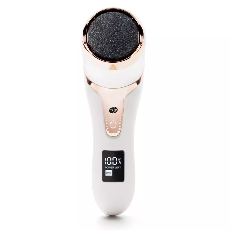 RIO PEDI5-EU/1.1 Go Smooth elektrinė pėdų dildė su siurbimo funkcija, balta