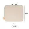 Bodi-Tek BT-CSOH-XX-EU/1.2 COZY Belaidis šildomas sėdynės užvalkalas 39 x 44 cm, smėlio spalvos