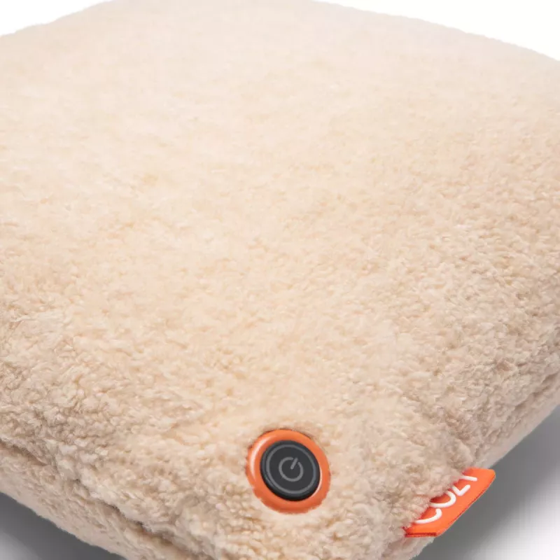Bodi-Tek BT-CSHT2-W-BG-PB10 COZY Una šildoma komforto pagalvėlė 45 x 45 cm, smėlio spalvos
