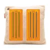 Bodi-Tek BT-CSHT2-W-BG-PB10 COZY Una šildoma komforto pagalvėlė 45 x 45 cm, smėlio spalvos