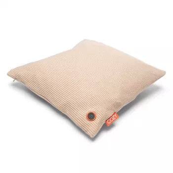 Bodi-Tek BT-CSHT2-K-BG-PB10 COZY Una Cushion Knitted & Power Bank 10000 mAh, Smėlio spalvos