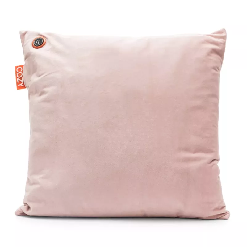 Bodi-Tek BT-CSHT2-V-LP-PB10 COZY Una Šildanti komforto pagalvėlė 45 x 45 cm, šviesiai rožinis aksomas