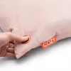 Bodi-Tek BT-CSHT2-V-LP-PB10 COZY Una Šildanti komforto pagalvėlė 45 x 45 cm, šviesiai rožinis aksomas