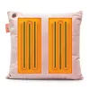 Bodi-Tek BT-CSHT2-V-LP-PB10 COZY Una Šildanti komforto pagalvėlė 45 x 45 cm, šviesiai rožinis aksomas