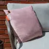 Bodi-Tek BT-CSHT2-V-LP-PB10 COZY Una Šildanti komforto pagalvėlė 45 x 45 cm, šviesiai rožinis aksomas