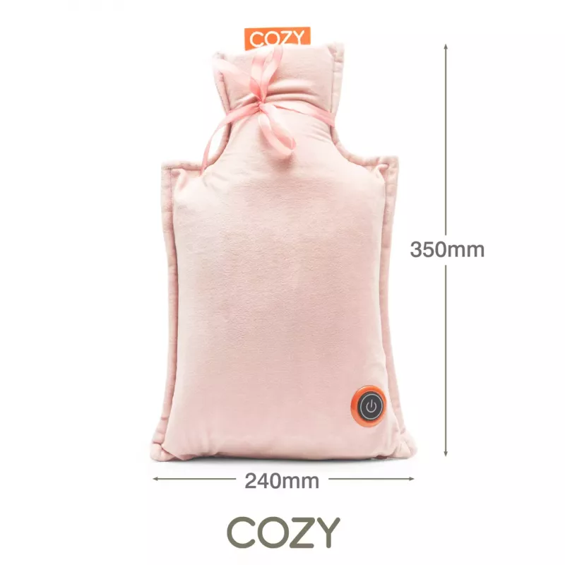 Bodi-Tek BT-WBHT-EU/1.0 COZY Įkraunamas karšto vandens butelis - Pilka
