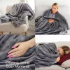 Bodi-Tek BT-BLHT-EU/1.0 COZY Snuggle Blanket Heated Throw 130 x 160 cm, Gray