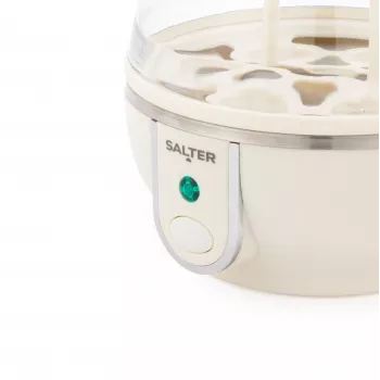 Salter EK6692CRMVDE Retrol Egg Cooker - 7 kiaušiniai, 350 W, kreminė