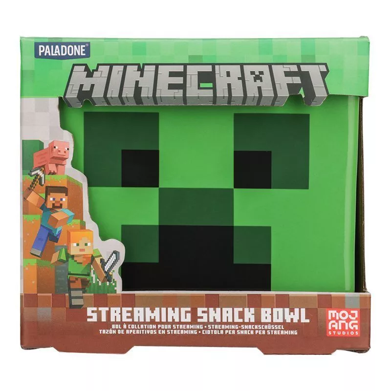 PDN PP MINECRAFT CREEPER STREAMING SNACK BOWL