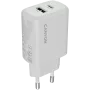 CANYON OnCharge 200 20W 1xPD 1xQC EU White Wall Charger