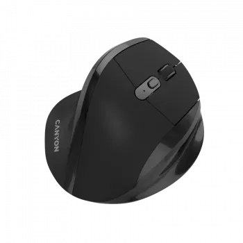 CANYON OnClick 17 ergonominė belaidė pelė 1600 DPI 6 mygtukai juoda