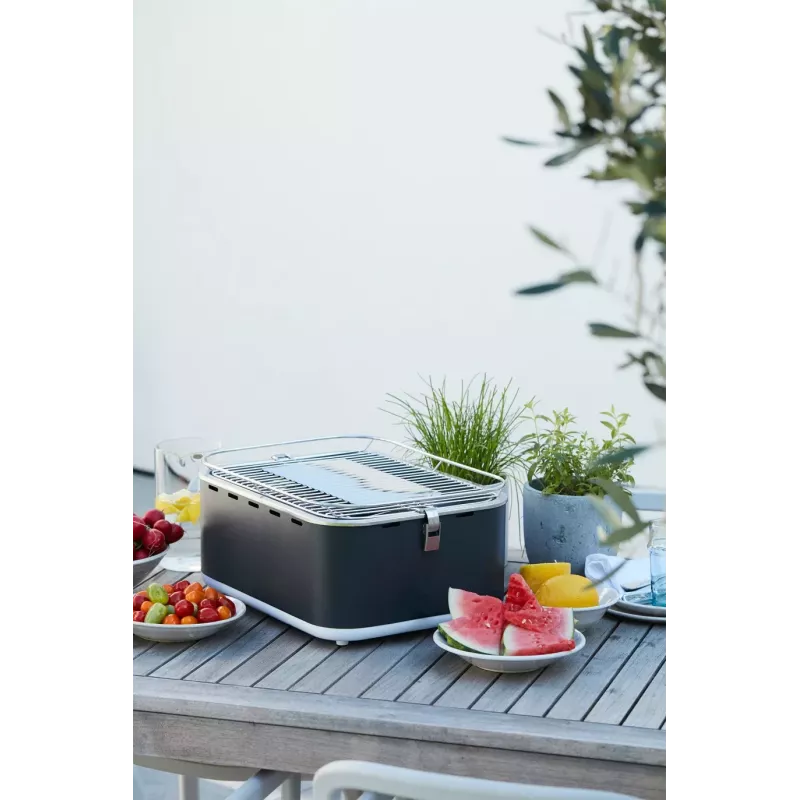 Barbecook Charcoal Table Grill Carlo, 44 x 33 x 21 cm, Urban Grey