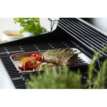 Barbecook daugkartinė nerūdijančio plieno kepsninės keptuvė 34,5 x 24 x 3 cm BC-ACC-7079