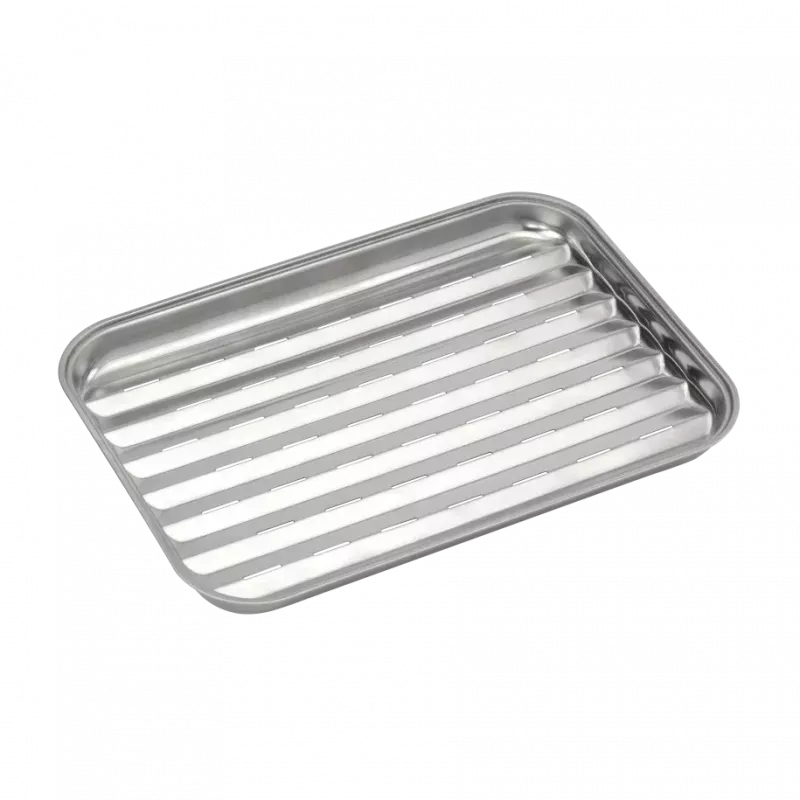 Barbecook daugkartinė nerūdijančio plieno kepsninės keptuvė 34,5 x 24 x 3 cm BC-ACC-7079