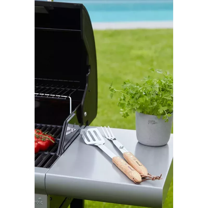 Barbecook 3 dalių standartinis BBQ įrankių rinkinys FSC 47 cm (6 vnt. pakuotė) BC-ACC-7094