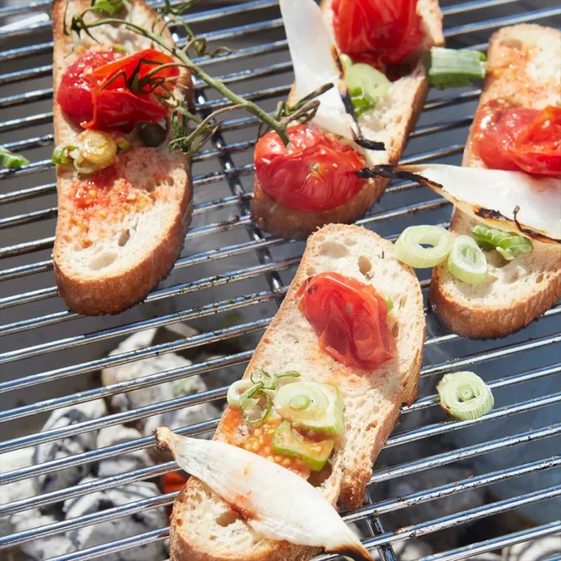 Barbecook profesionali maisto gaminimo grilio grotelės, FSC, 90 x 67 x 1 cm, chromuotas plienas, sidabrinės - BC-ACC-7160
