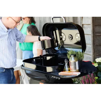 Barbecook anglies kepsninė Magnus Comfort, 85 x 64 x 110 cm, juoda