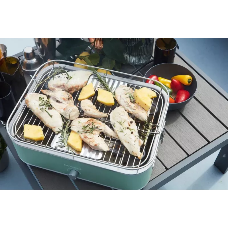 Barbecook elektrinė kepsninė E-Carlo BC-ELE-1002 stalinė 2500 W žalia