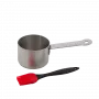 Barbecook Nerūdijančio plieno padažo puodas su teptuku 10,5 x 7,5 x 23 cm BC-ACC-7211