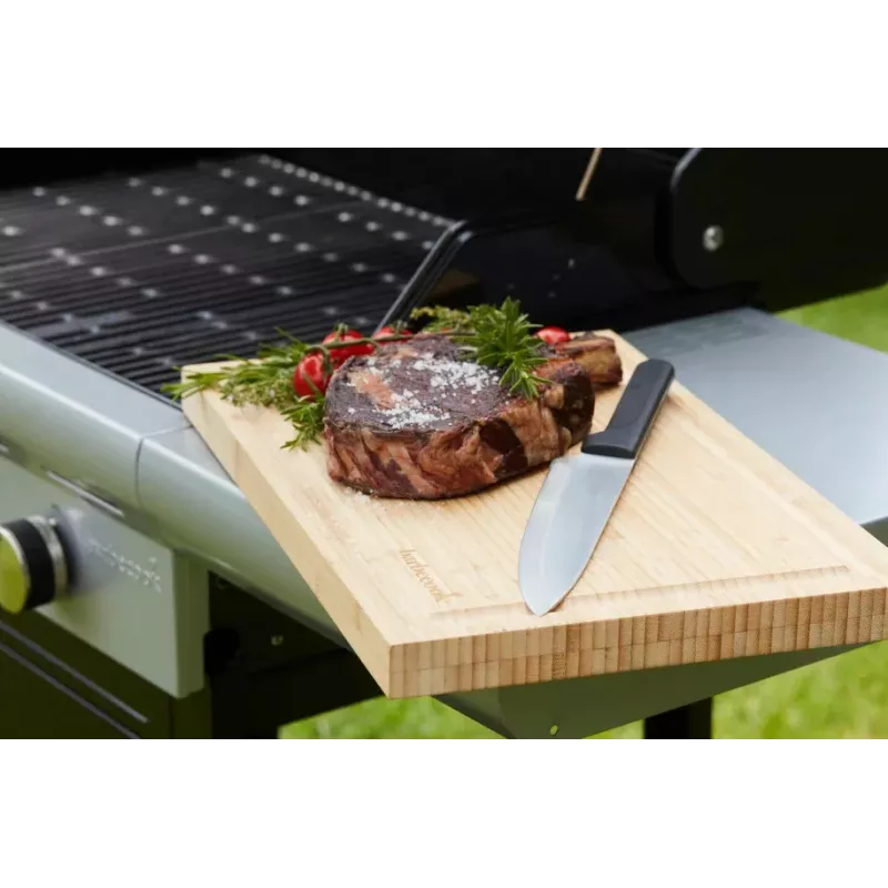 Barbecook Bamboo pjaustymo lenta su grioveliu FSC 40x30x3 cm, 3 vnt. pakuotė