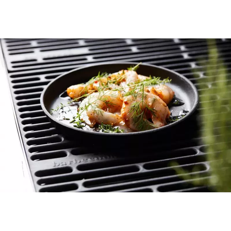 Barbecook ketaus grilio keptuvė su bambukine padėkliuku (po 2 vnt.) BC-ACC-7420