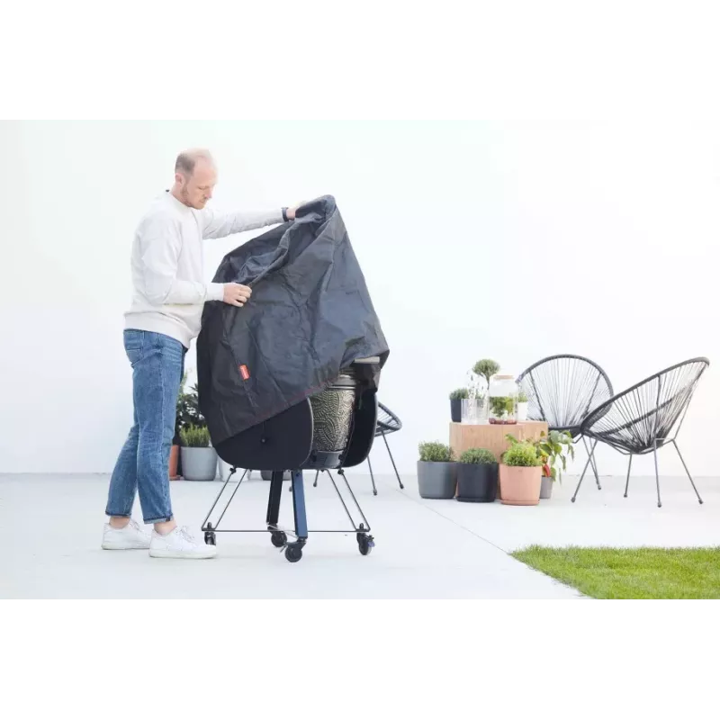 Barbecook Premium Dangtis, skirtas Kamal Kamado Griliui, 82,5 x 82,5 x 90,1 cm, Juoda