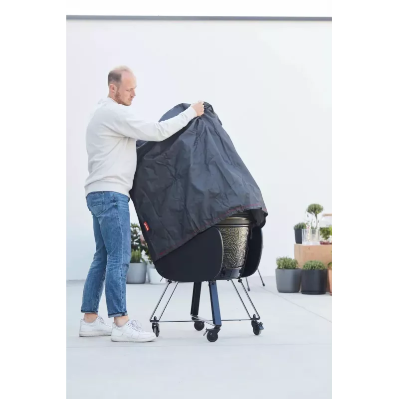 Barbecook Premium Dangtis, skirtas Kamal Kamado Griliui, 82,5 x 82,5 x 90,1 cm, Juoda