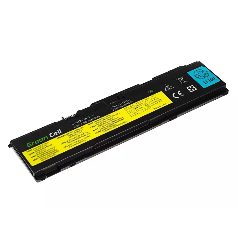 Greencell nešiojamojo kompiuterio baterija, skirta Lenovo ThinkPad X300 X301, 11.1V 3600mAh