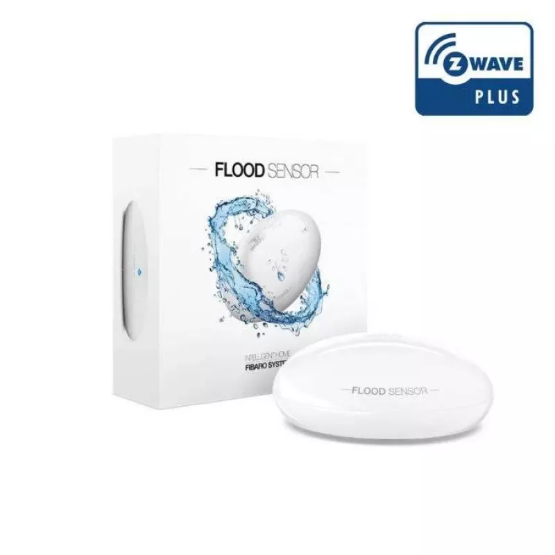NCE Nice Flood-Control Vandens Nuotėkio ir Temperatūros Jutiklis (FGFS-101 ZW5 EU) Z-Wave Plus