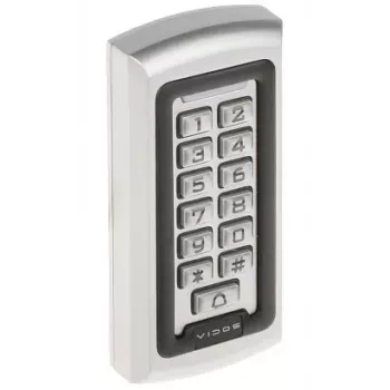 Skaitmeninė spyna ZS42-1 Vidos - PIN kodo ir RFID prieigos valdymo skaitytuvas, IP68 atsparus vandeniui, cinko lydinys